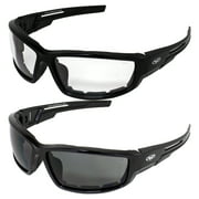 Motorcycle Sunglasses/Biker Wrap Glasses 4 Bobber Cruiser Inc Free Pouch P&P